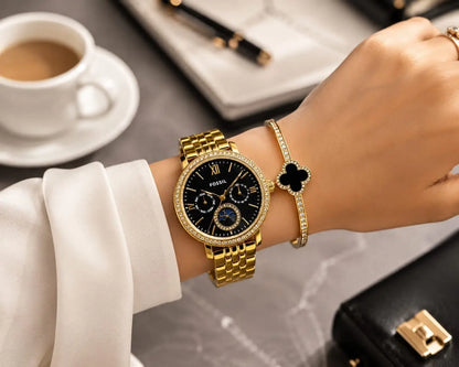 FOSSIL_LADIES_GOLD_BLACK