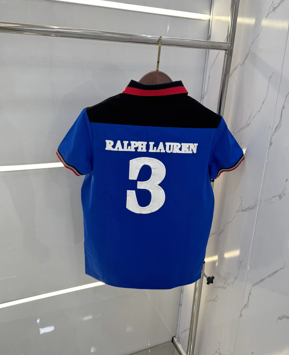 Ralph  Lauren Blue Premium Polo T-shirt