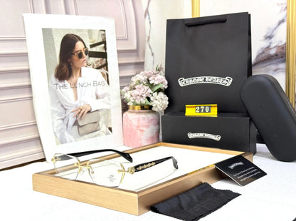 CHROME HEART DESIGNER GOLD BLACK PLANO SHOWROOM MODEL 503