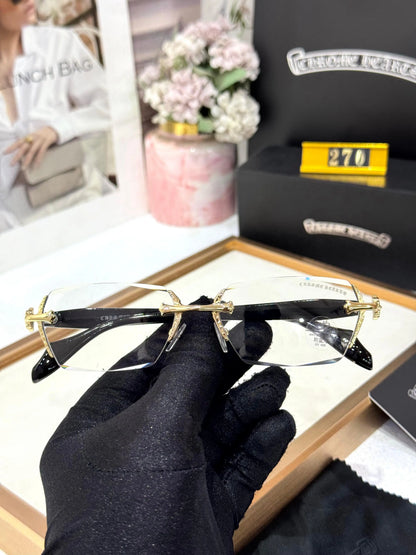 CHROME HEART DESIGNER GOLD BLACK PLANO SHOWROOM MODEL 503