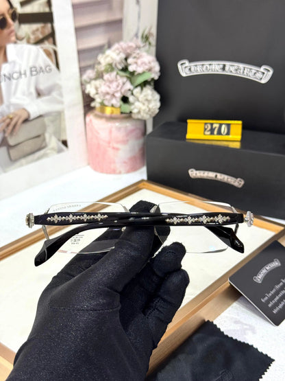 CHROME HEART DESIGNER SILVER BLACK CELEBRITY CHOICE SHOWROOM MODEL 504