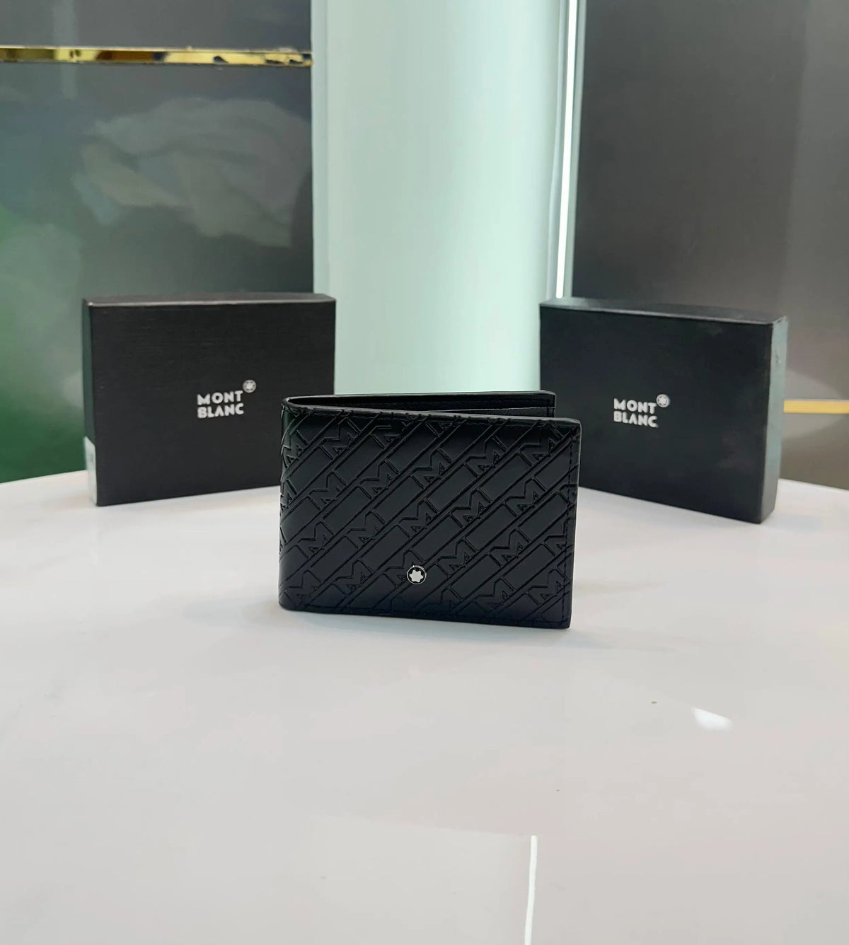 Mont Blan c Premium Wallet Black mb90