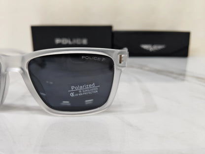 POLICE 1800 TRANSPARENT WHITE BLACK