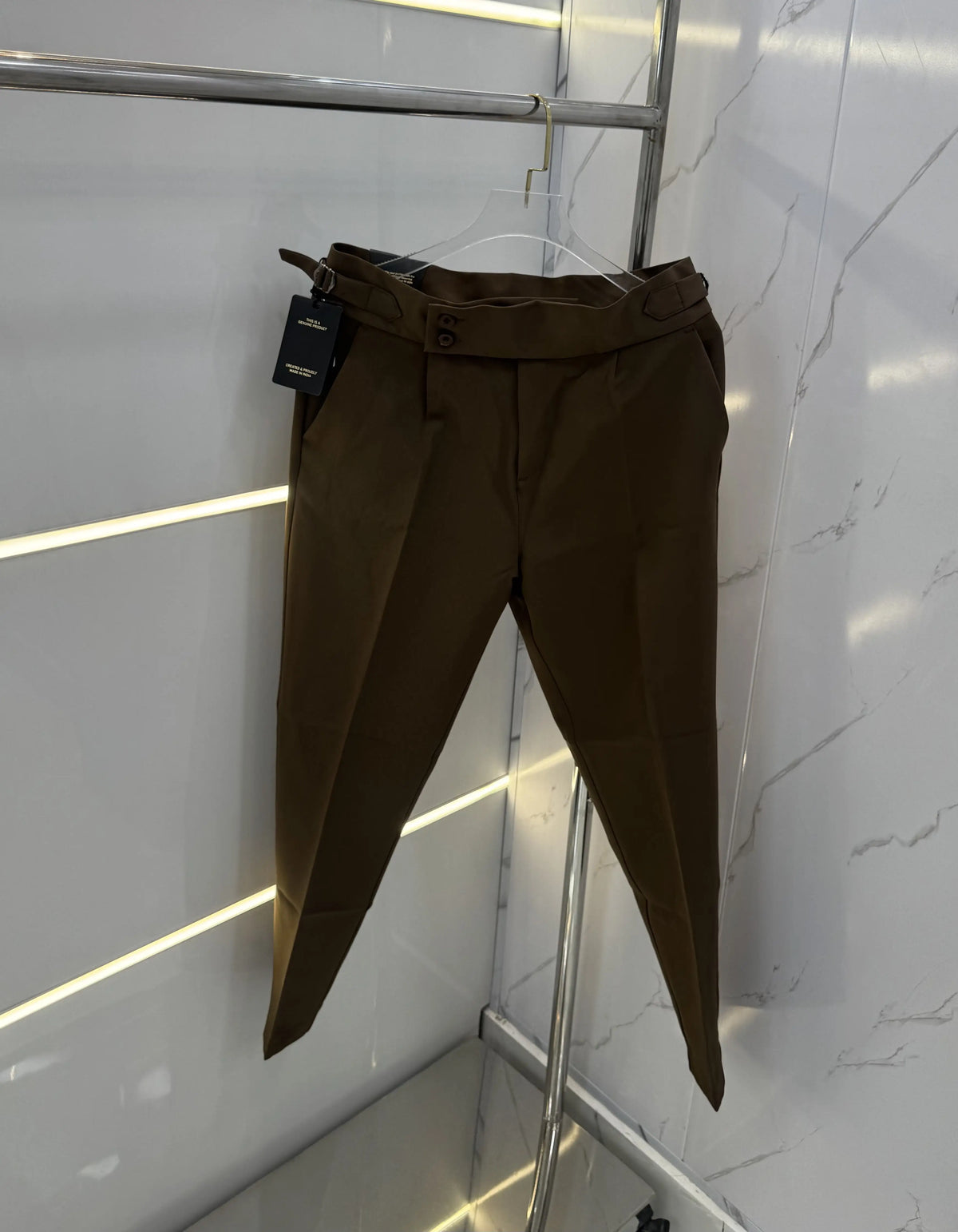 Astern Dion coffee Brown Imported Korean Trouser