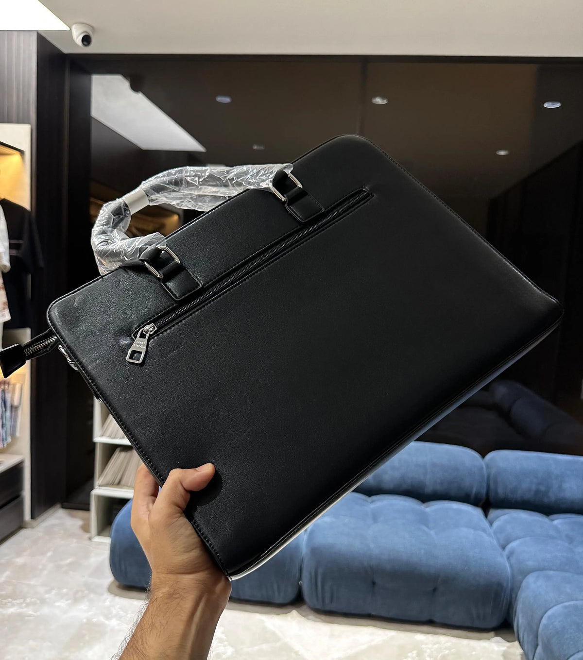Louis Vuitto n Monogram Luxury Premium Imported Laptop Bag Black