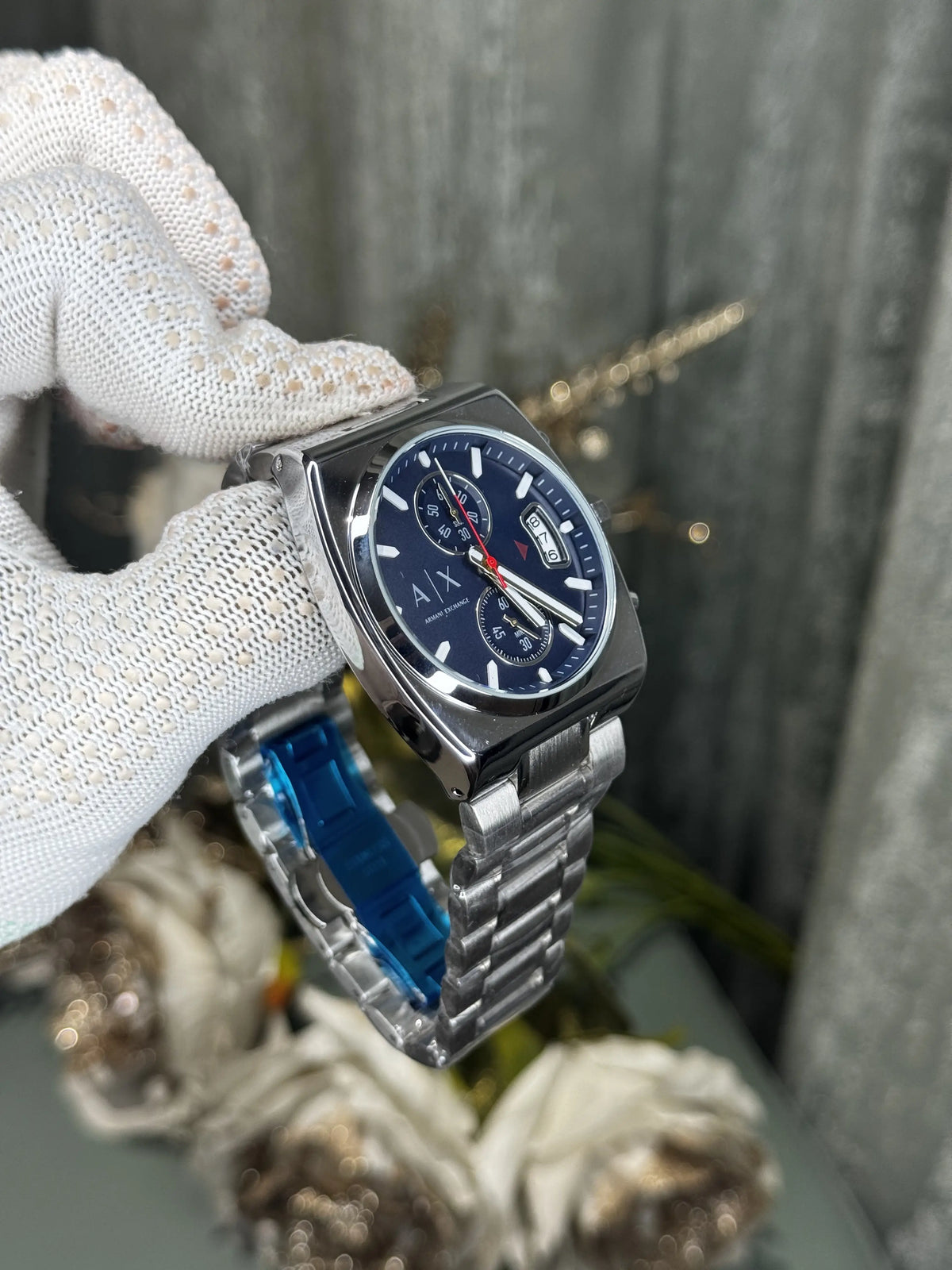 Arman i Exchange Oliver Silver Blue Metal Premium Watch