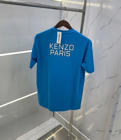 Kenzo Blue Printed Imported Oversized T-Shirt