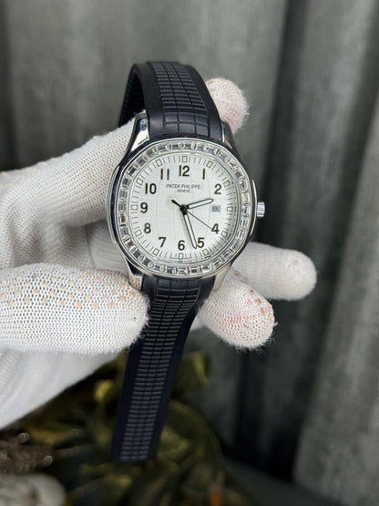 Patek Aquanaut Black White Diamond Premium Watch