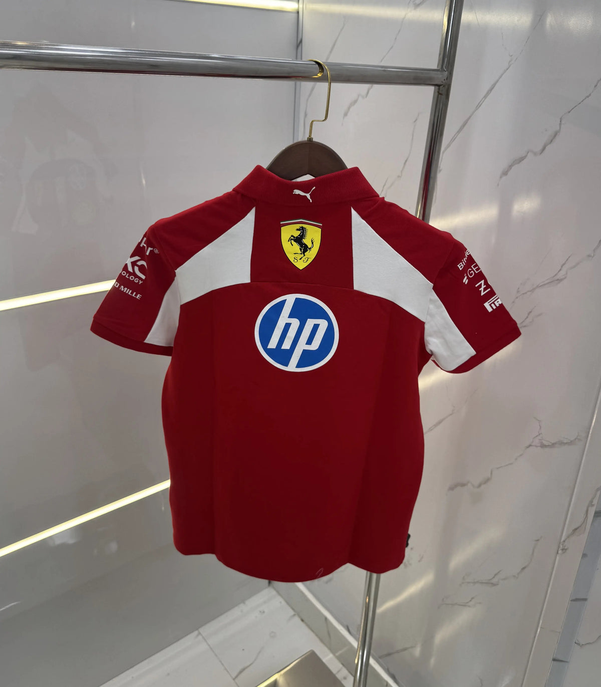 Pum a Red Ferrari Edition Premium Polo T-shirt