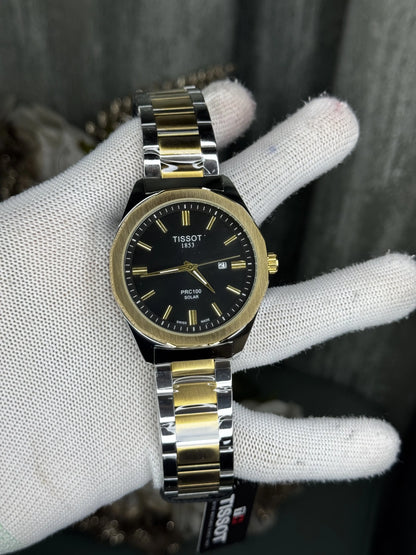 Tisso t PRC100 Dual Tone Black Premium Watch