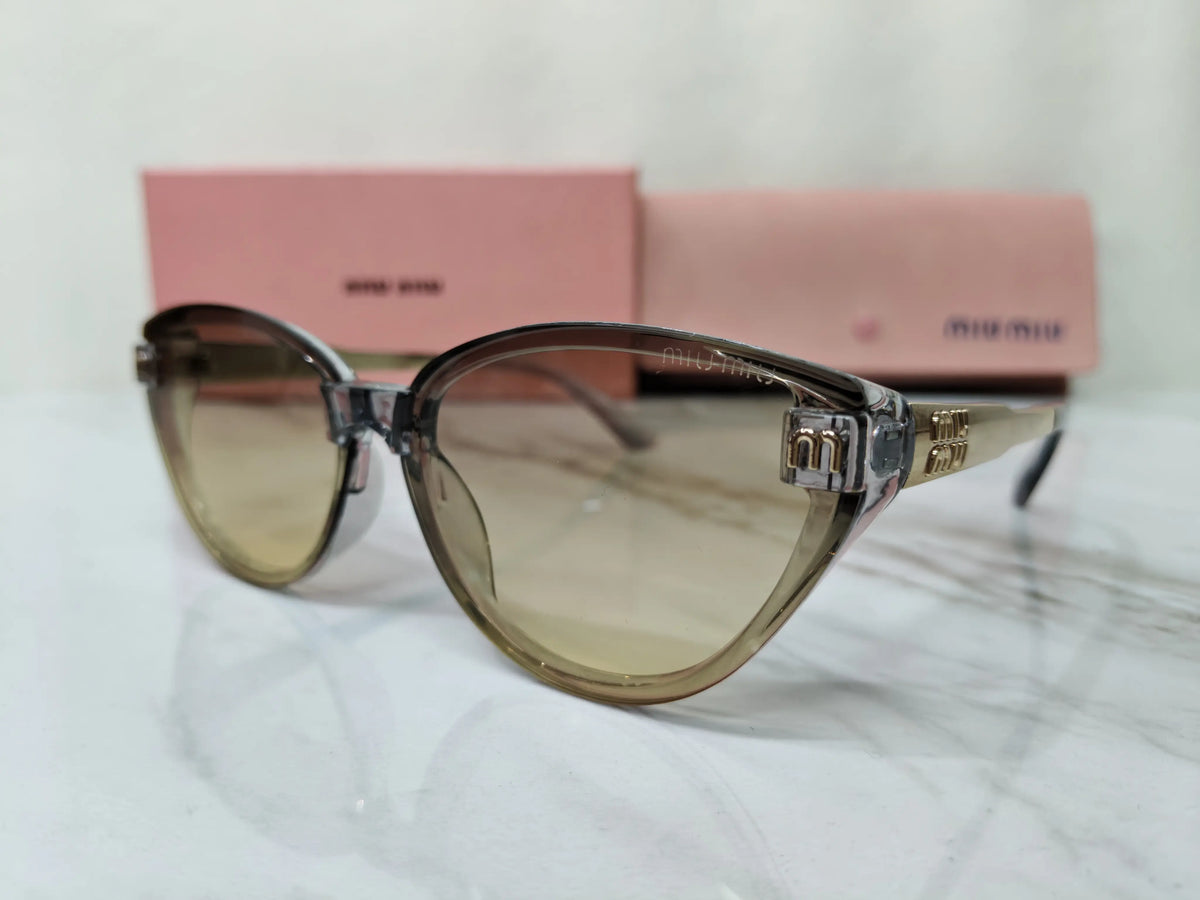 MIU MIU 18538 SMOKEY TRANSPARENT GREY