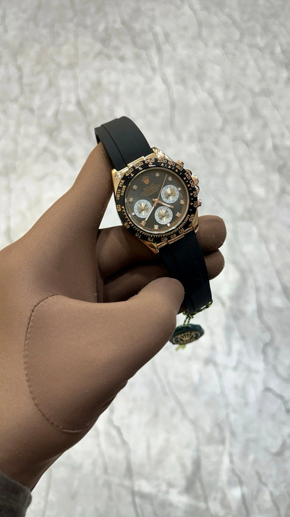 Rolex cosmograph daytona everose gold oysterflex
