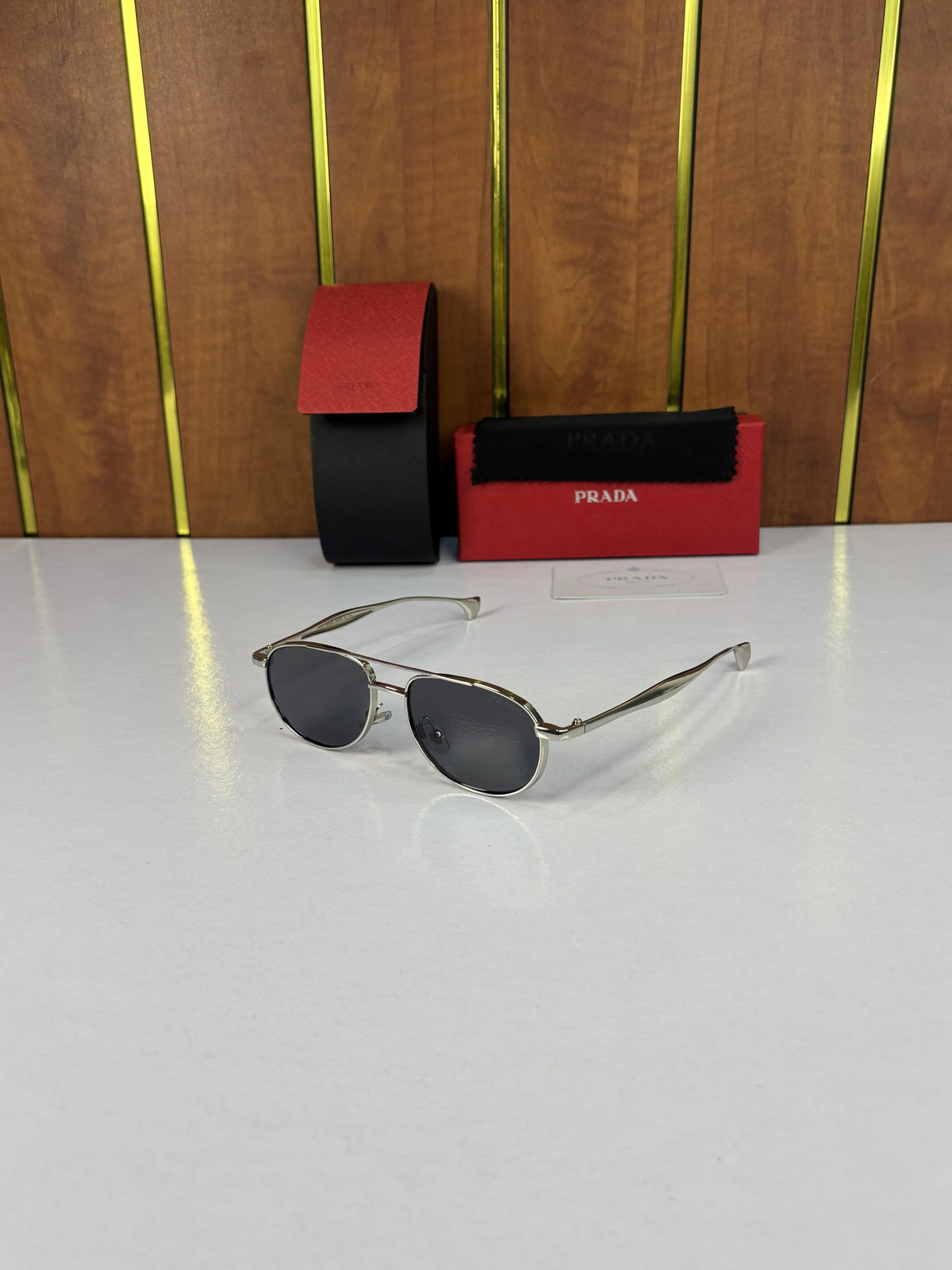 Prada Silver Black