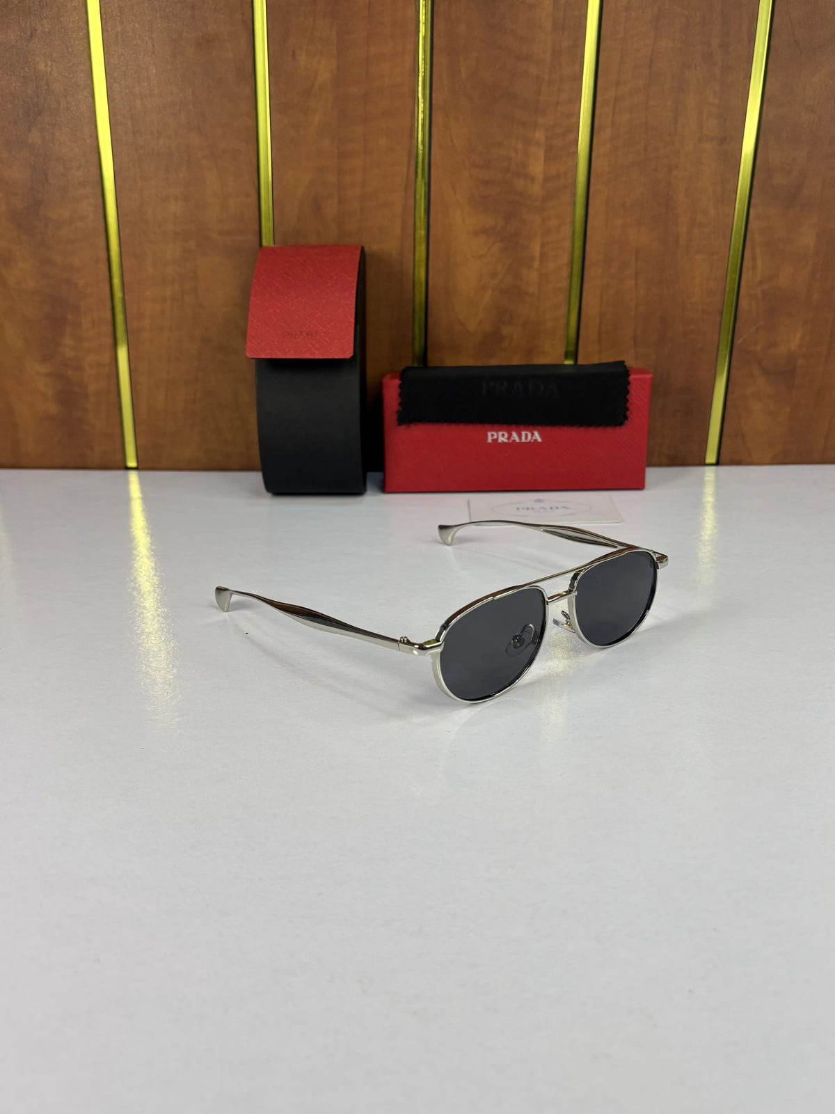 Prada Silver Black
