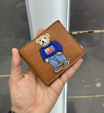Ralph Laure n Embroided Premium Imported Wallet Tan rl30