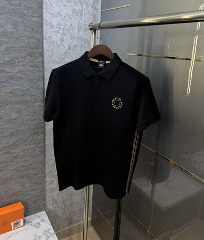 Hugo Bos s Black Logo Work Premium Polo T-shirt