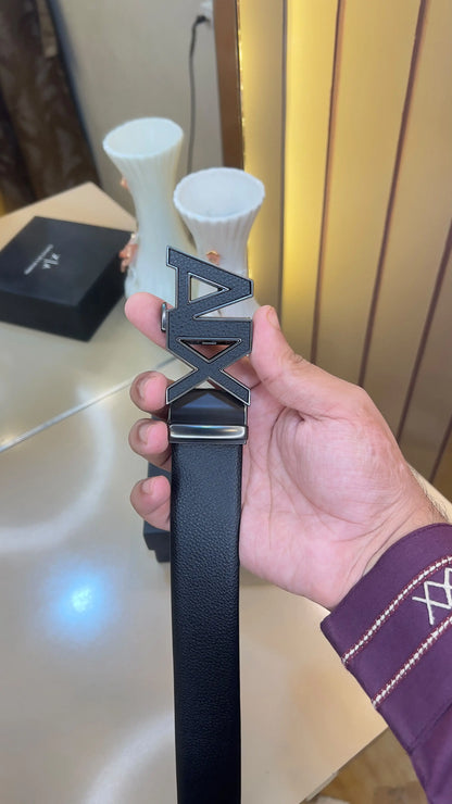 AX ARMANI EXCHANGE PREMIUM QUALITY IMP AUTOLOCK BELTS WITH OG BOX