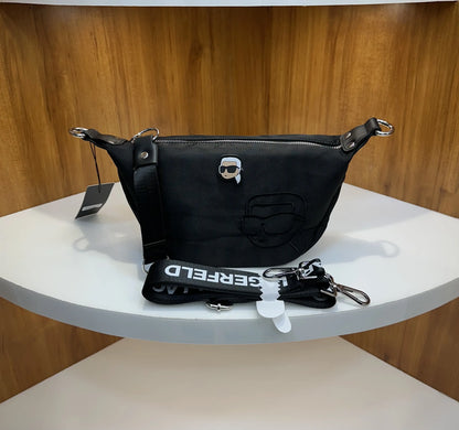 Karl Lagerfel d Luxury Sling Bag Black k0087
