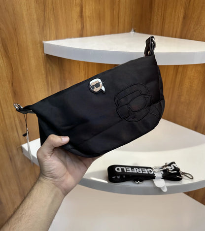 Karl Lagerfel d Luxury Sling Bag Black k0087