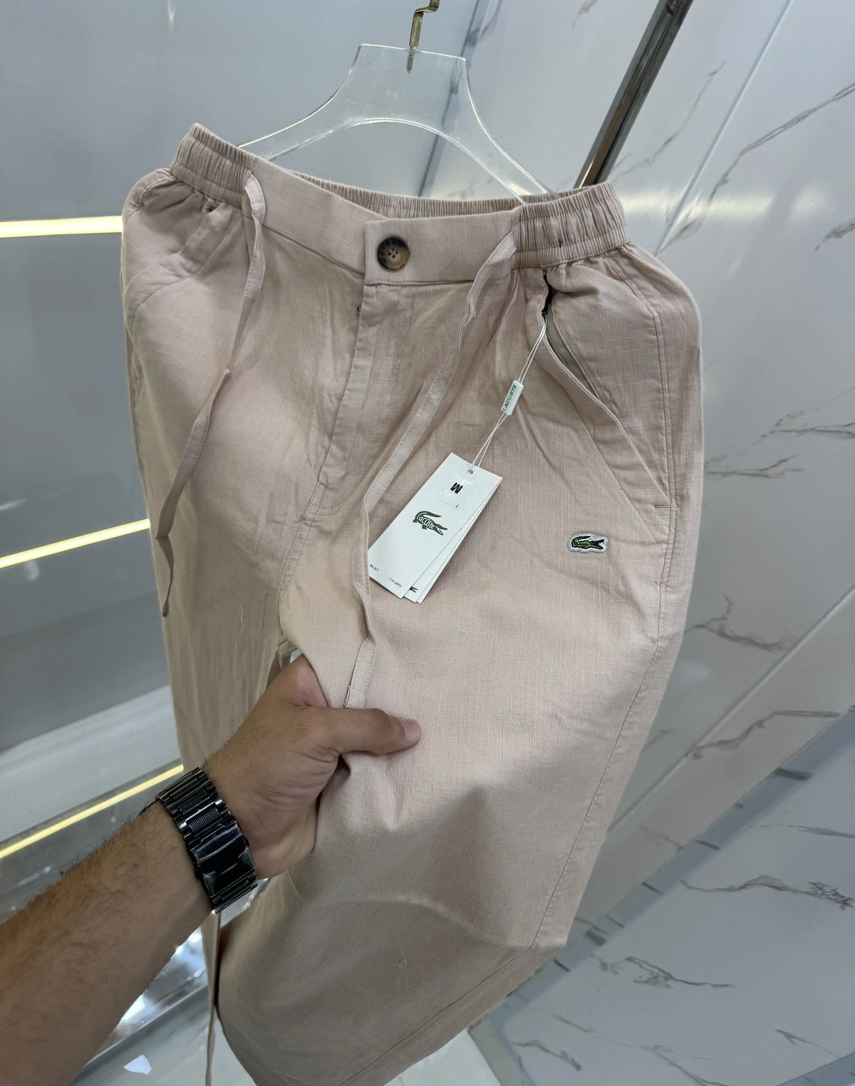 Lacost e Peach Premium Linen Trouser