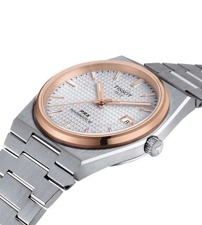 Tissot PRX PowerMatic 80 Rosegold Bazel