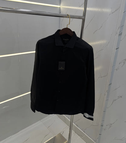 Massimo Dutti Black Watch Logo Imported Shirt