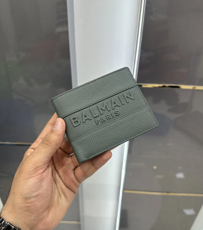 Balmai n Premium Wallet Green With Box b119