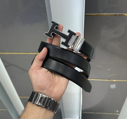Herme s Premium Imported Belt Silver With Box h325