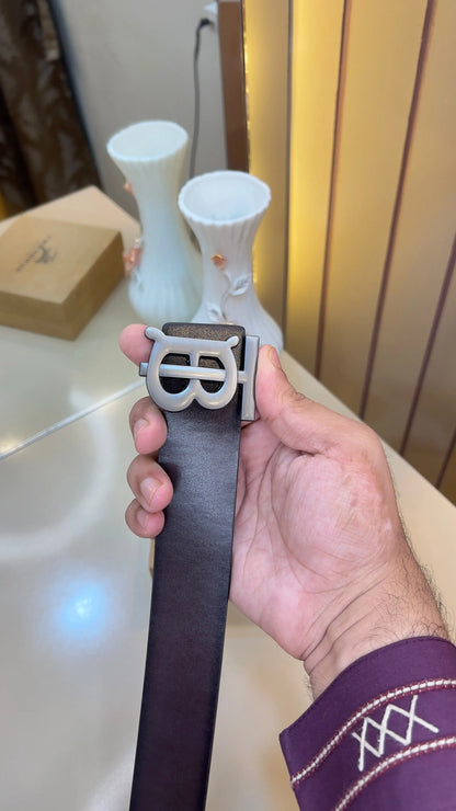 BB BURBERRY PREMIUM QUALITY IMP LEATHER BELTS WITH OG BOX