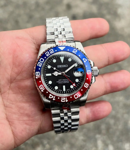 Seiko MOD GMT Master Pepsi Heavy Shift Movement