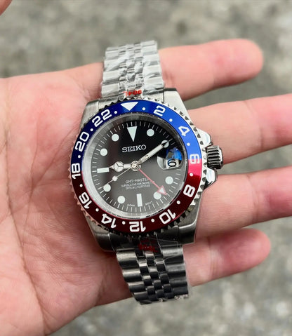 Seiko MOD GMT Master Pepsi Heavy Shift Movement