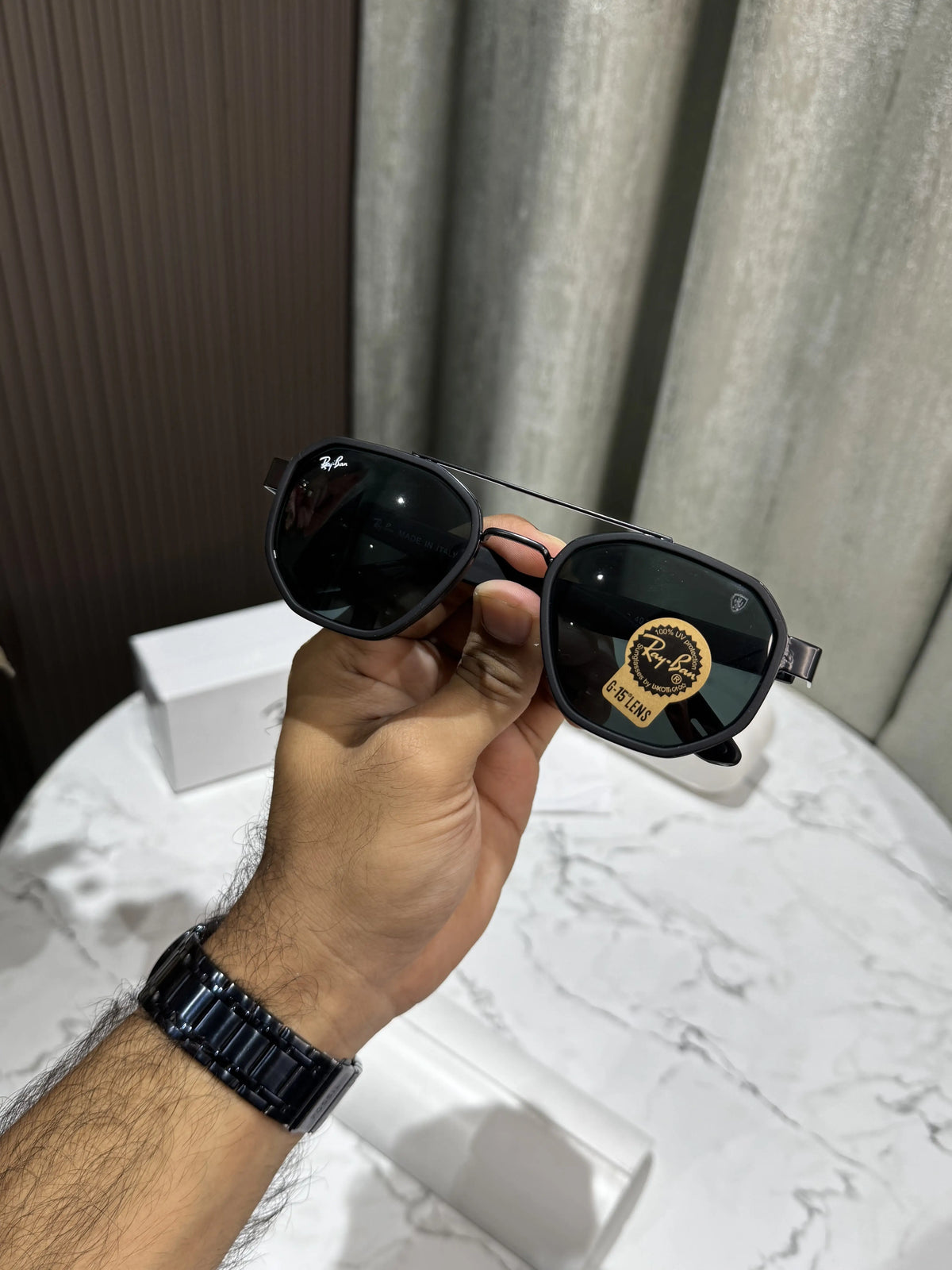 RayBan All Black Premium Shades 943