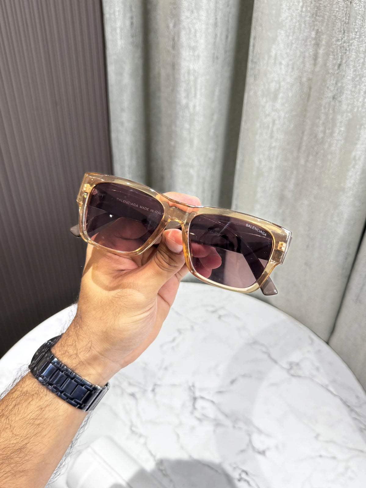 Balenciag a Brown Pink Premium Shades