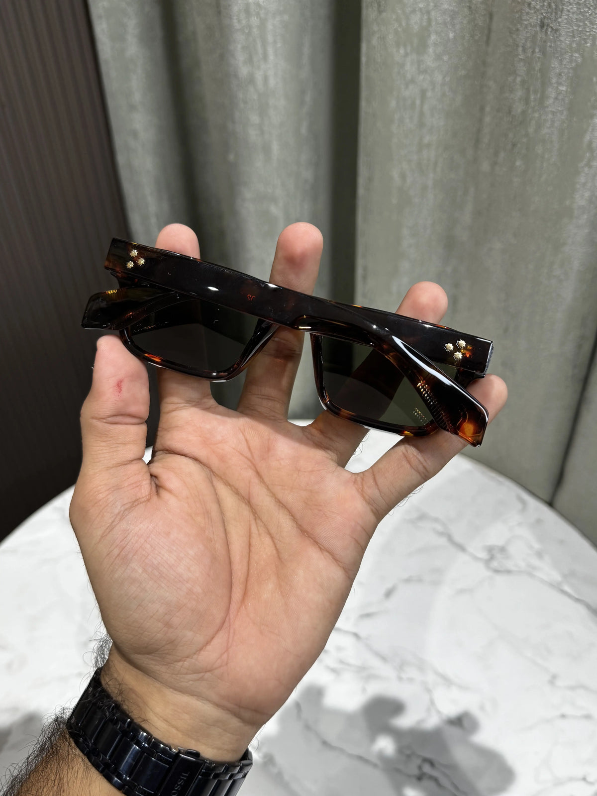 Jacques Marie Mage Tiger Green Premium Shades 8802