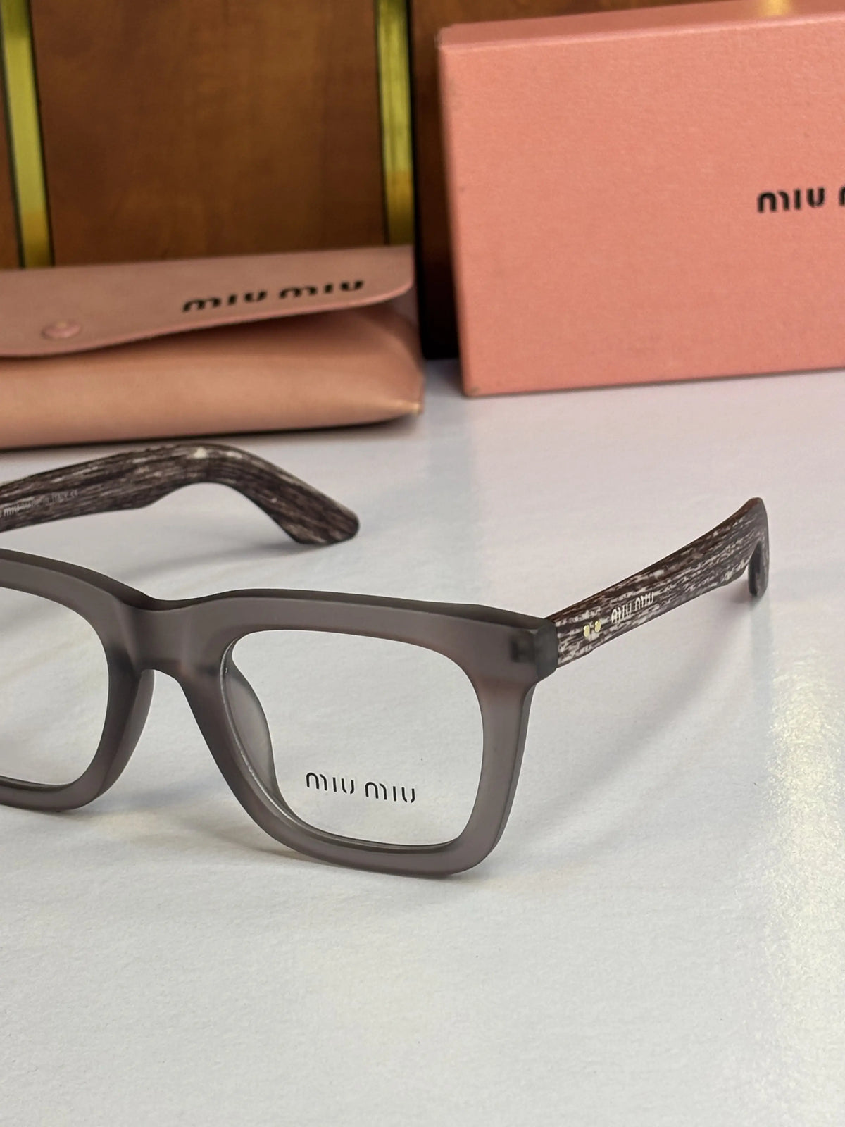 Miu Miu 5189 Grey Wooden