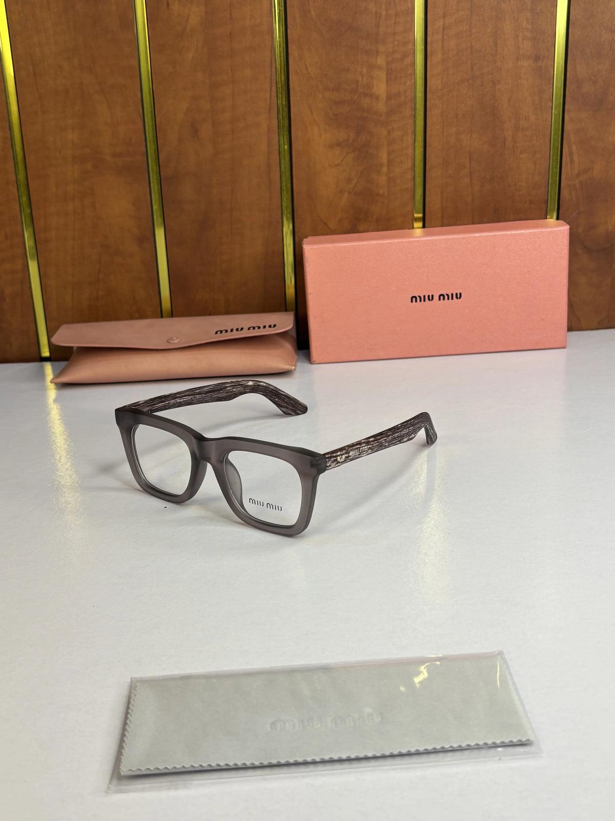 Miu Miu 5189 Grey Wooden