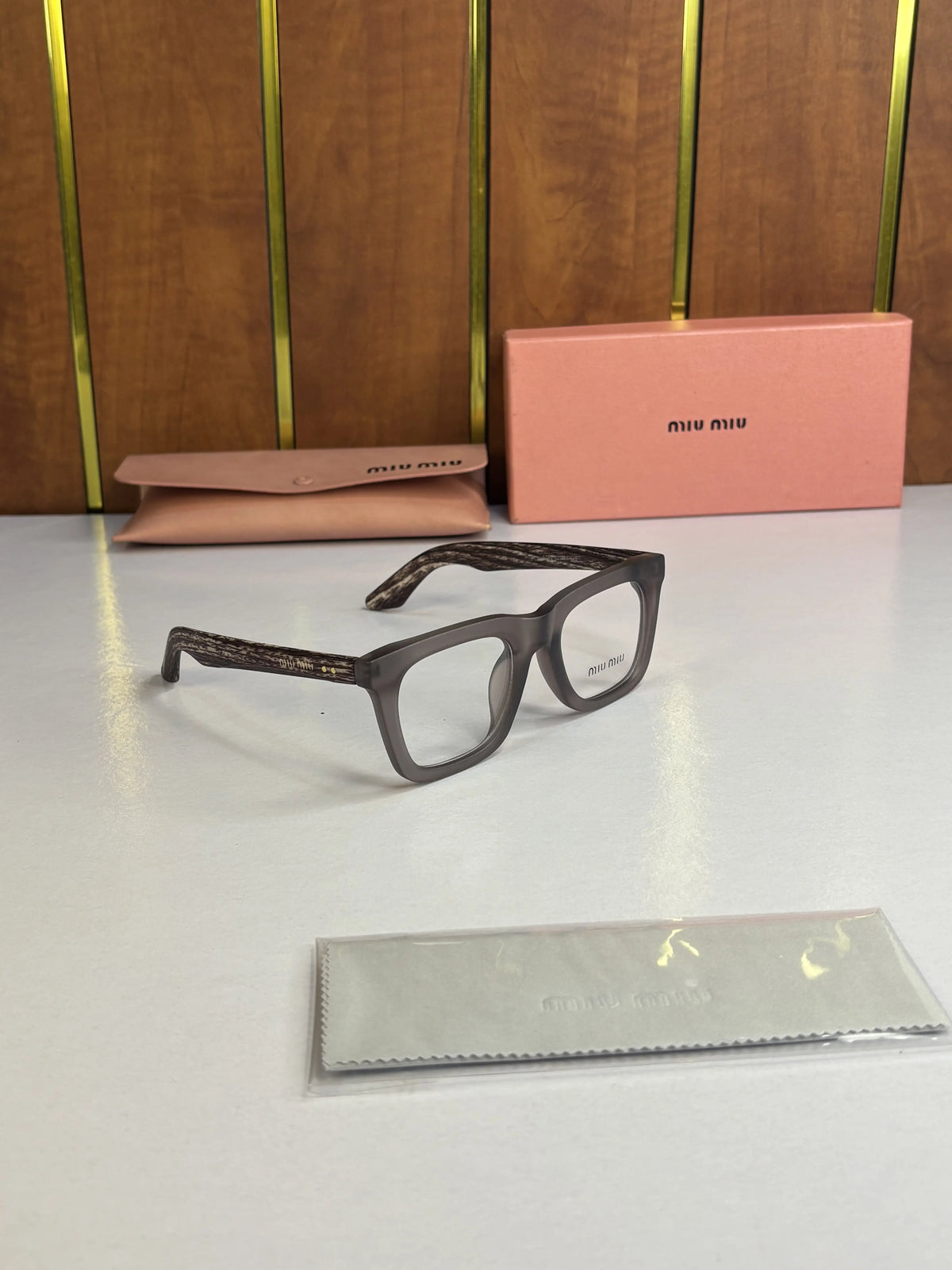 Miu Miu 5189 Grey Wooden
