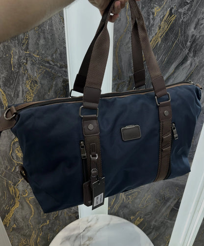 Tum i Alpha 3 Luxury Imported Duffel Bag Blue
