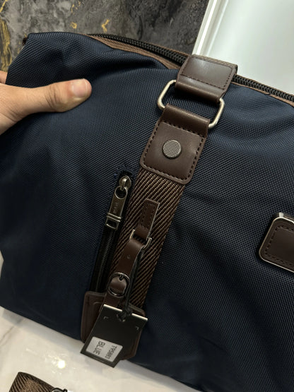 Tum i Alpha 3 Luxury Imported Duffel Bag Blue