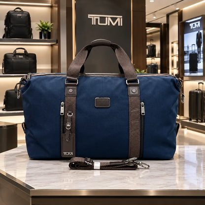 Tum i Alpha 3 Luxury Imported Duffel Bag Blue