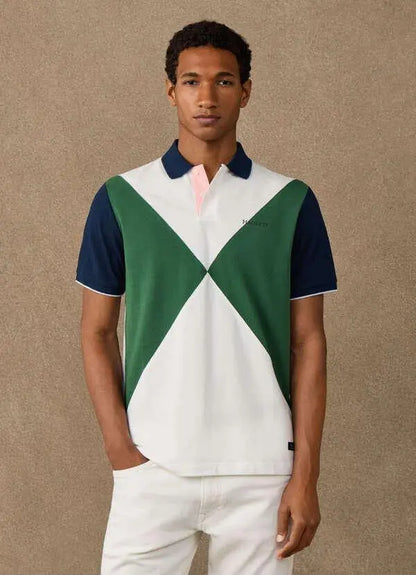 Hacket White Logo Work Premium Polo T-Shirt