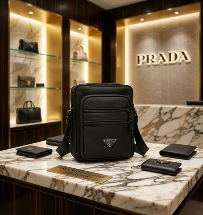 Prad a Luxury Sling Bag Black p34