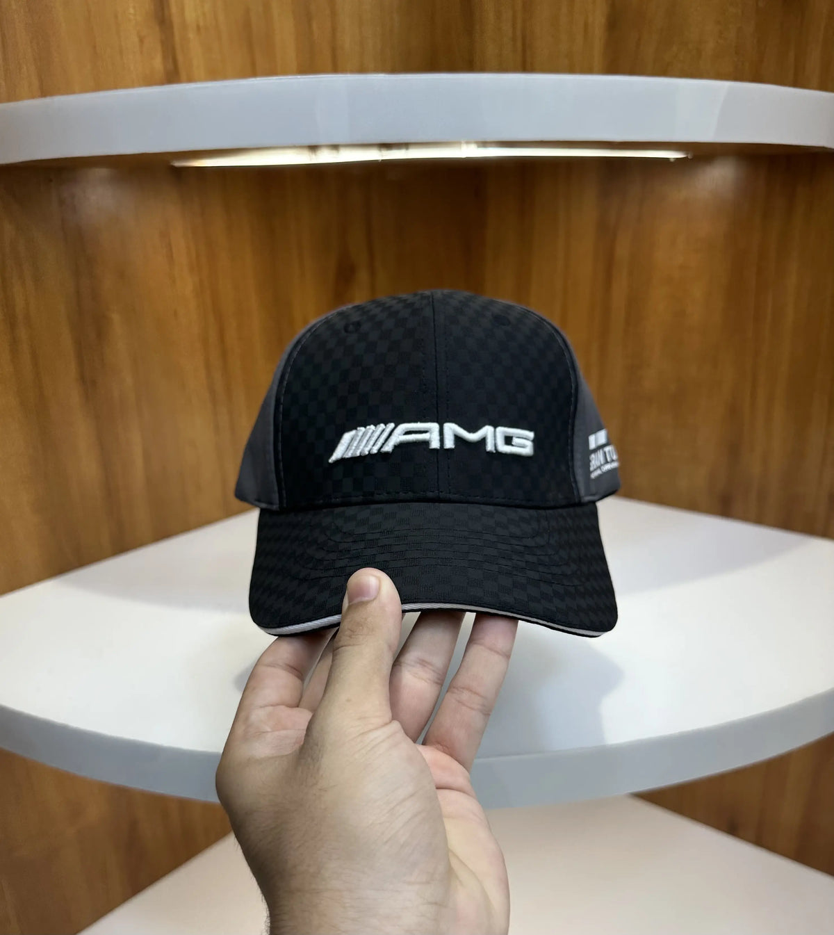 Mercedes Amg Premium Imported Cap Black Grey am20
