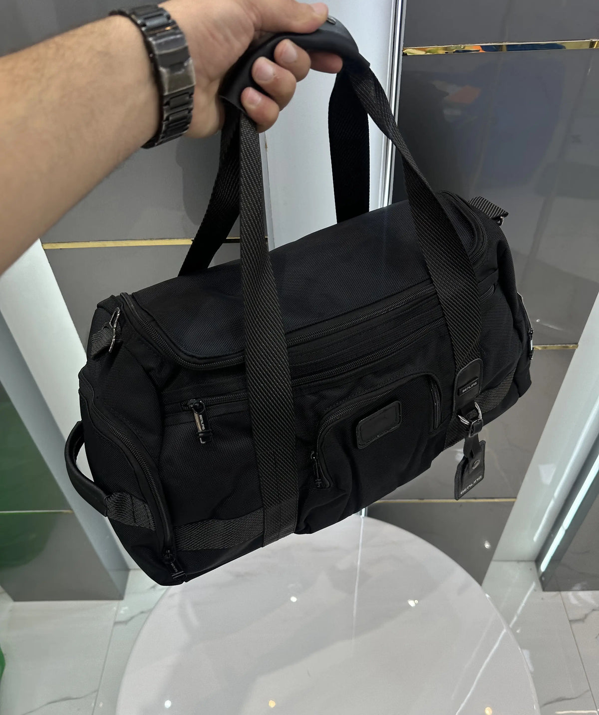 Benling Luxury Imported Duffel Bag Black