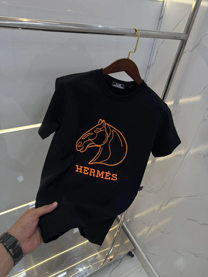 Herme s Black Logo Work Premium T-Shirt