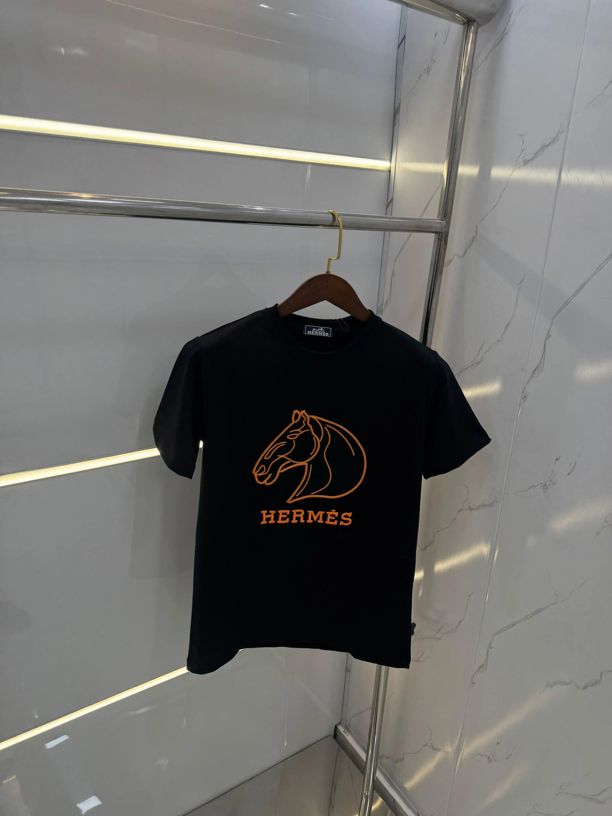 Herme s Black Logo Work Premium T-Shirt