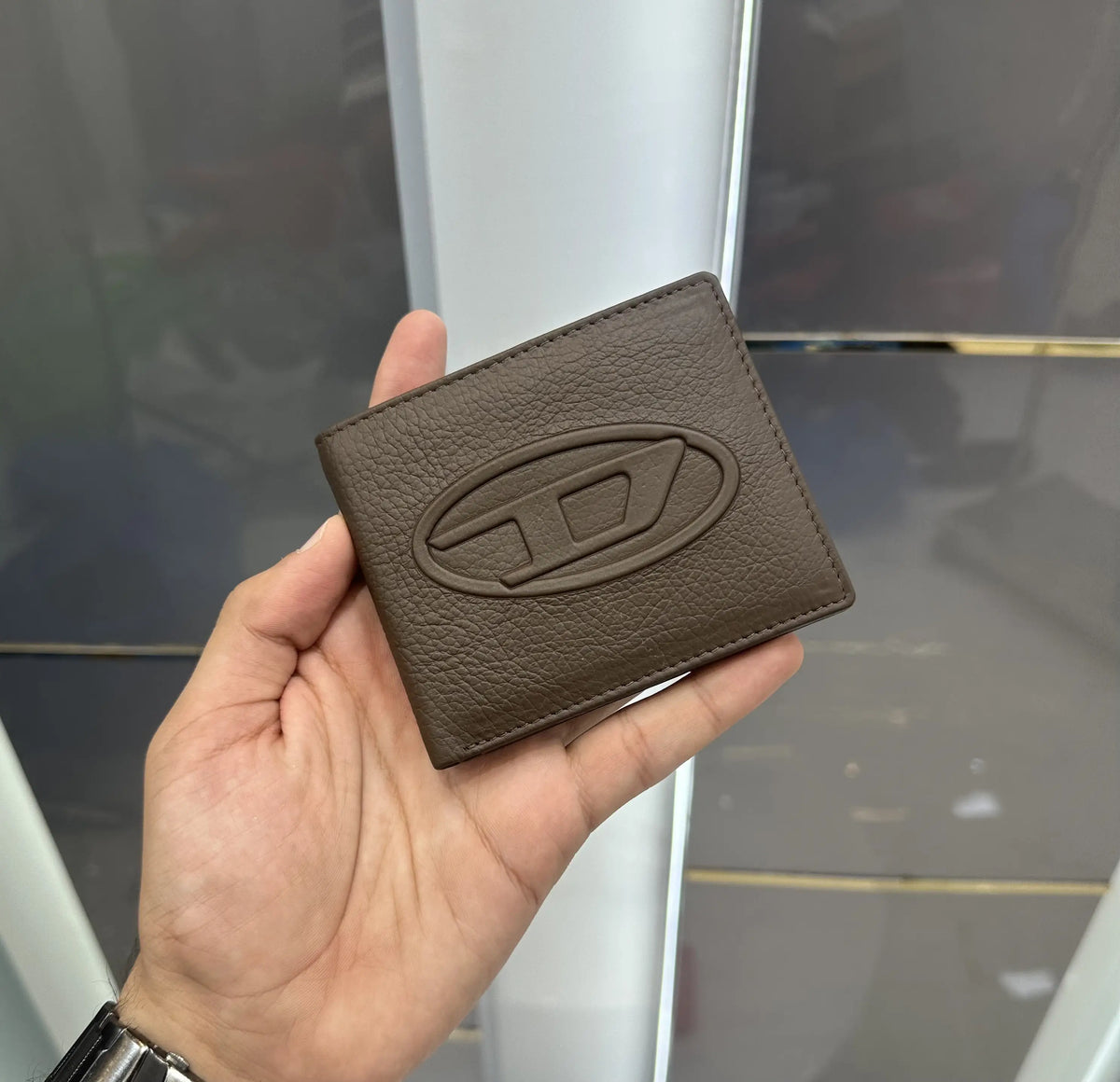 Diese l Premium Wallet Brown With Box d118