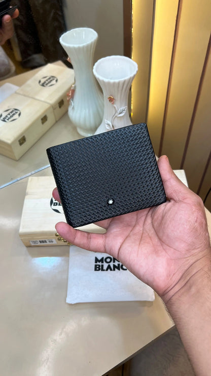 MONT BLANC IMP PREMIUM QUALITY WALLETS WITH OG WOODEN BOX