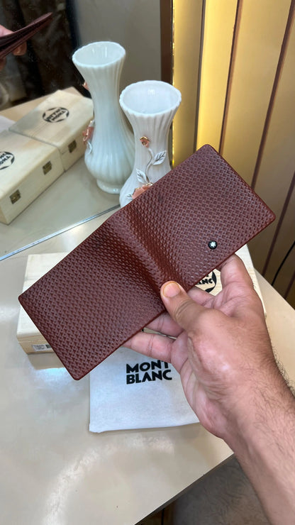 MONT BLANC IMP PREMIUM QUALITY WALLETS WITH OG WOODEN BOX