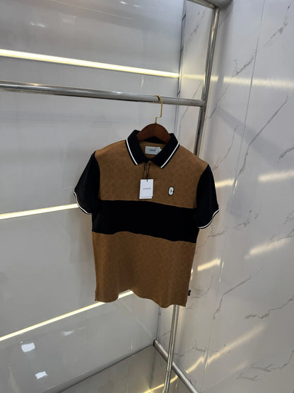 Coac h Biege Imported Polo T-Shirt